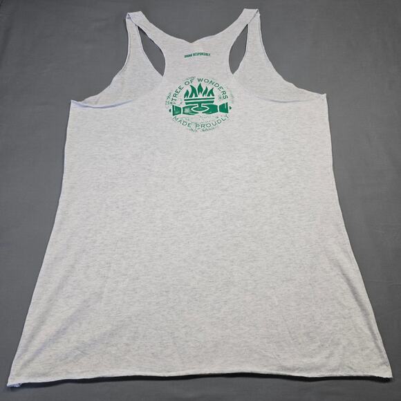 Hornitos Tequila Mens Tank Size L Gray Heather Graphic Logo Racerback Round Neck - Picture 2 of 7